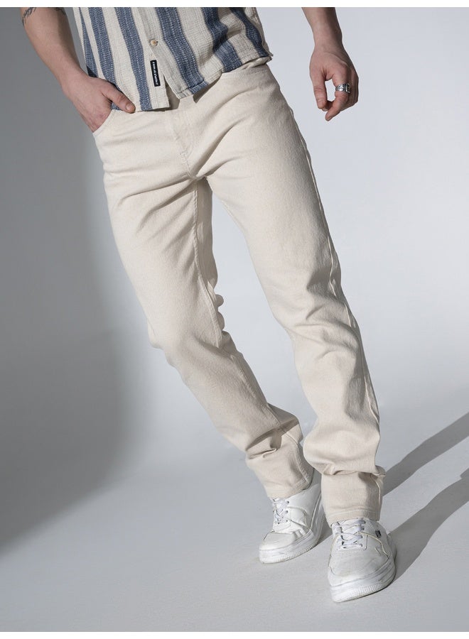 Men's Off White Jeans - Trendy and Versatile Denim