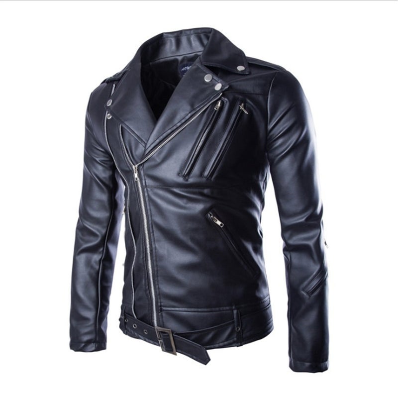 Leather Biker Jacket Black