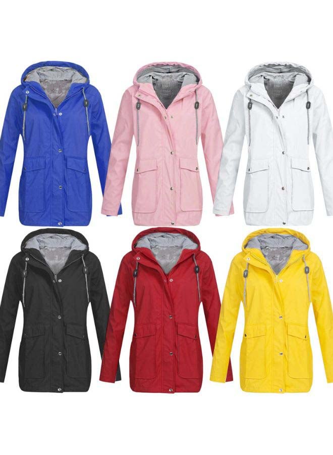 Long Sleeves Waterproof Outerwear Jacket Red