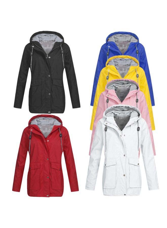 Long Sleeves Waterproof Outerwear Jacket Red