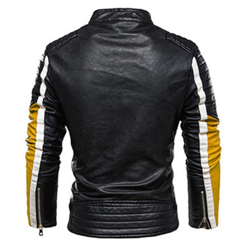 Long Sleeve Motorcycle Jacket Yellow/Black