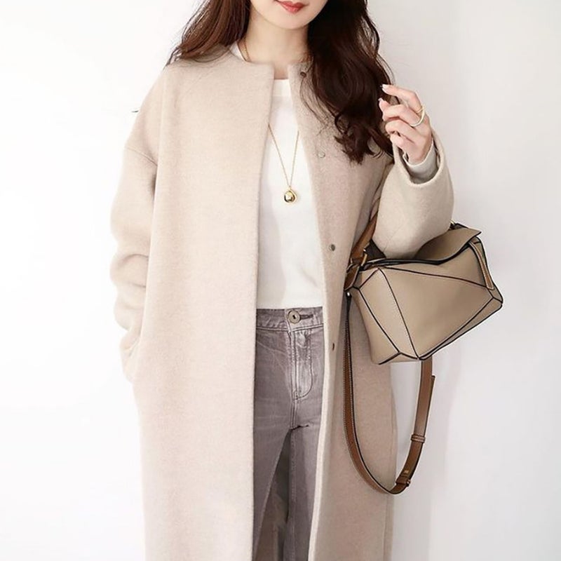 2024 Spring Womens Simple Solid CoatWith lining, good quality With lining, good quality