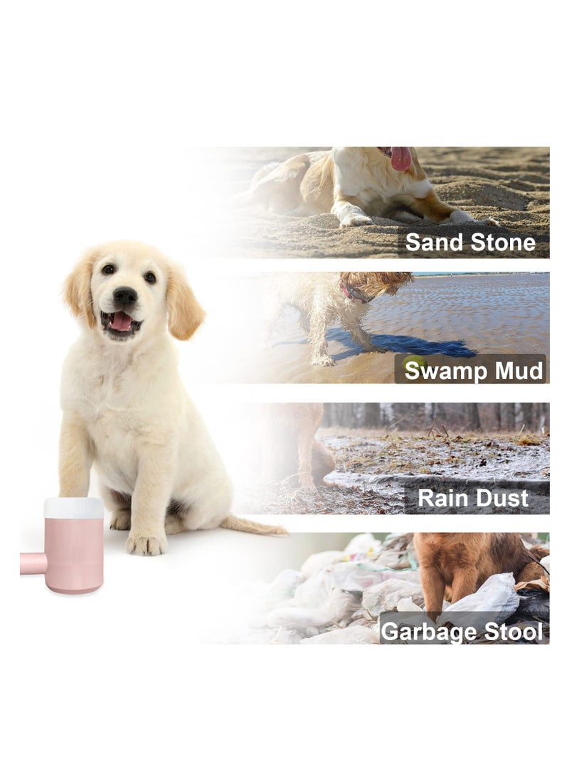 Portable 360° Rotating Dog and Cat Paw Cleaner Cup - Automatic Pet Paw Washing Solution for Easy and Effective Cleaning of Your Furry Friends' Paws.