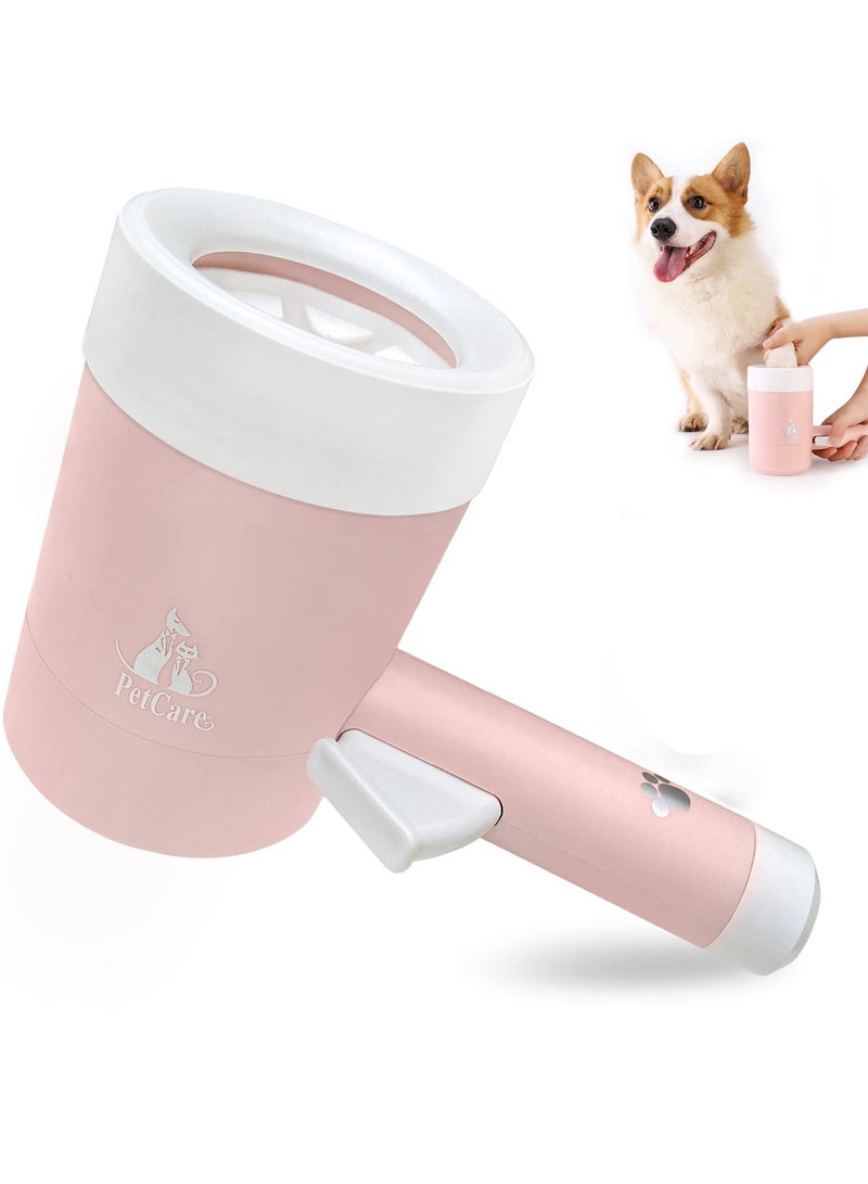 Portable 360° Rotating Dog and Cat Paw Cleaner Cup - Automatic Pet Paw Washing Solution for Easy and Effective Cleaning of Your Furry Friends' Paws.