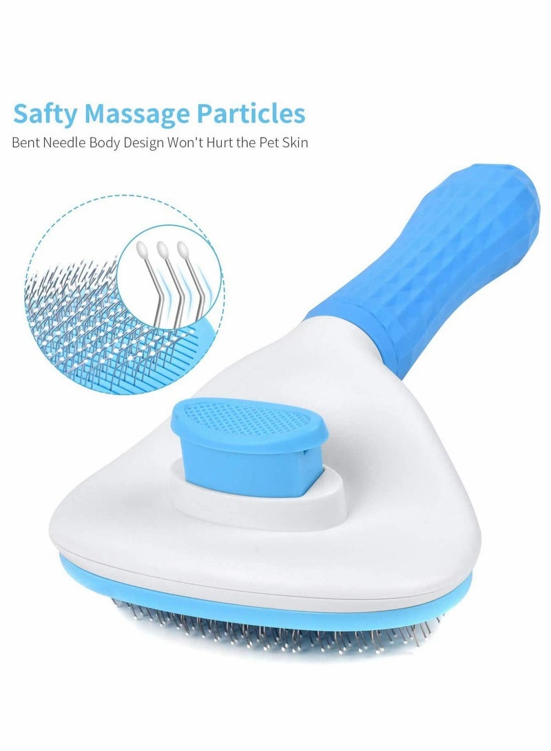 Dog Cat Grooming Brush of Pet Self-Cleaning Brush, Professional Pet Grooming Brush, for Styling Comb, Removing Dead Hair Comb