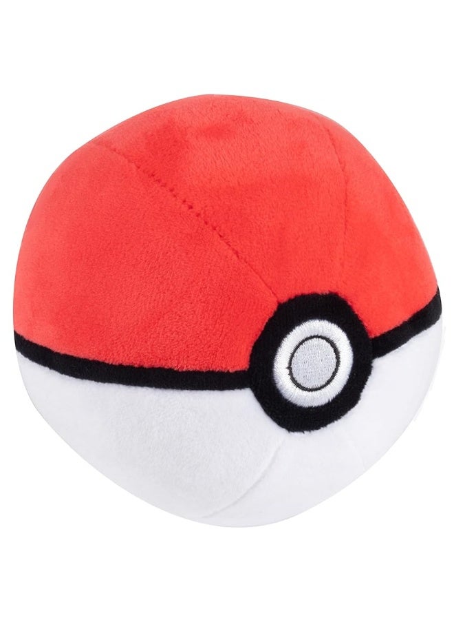 Pokemon 5 Pok Ball Plush 4Pack  Pokeball Great Ultra Master  Officially Licensed  Soft Stuffed Toy Balls with Weighted Bottom  Halloween Accessory  Gift for Kids Girls Boys Fans