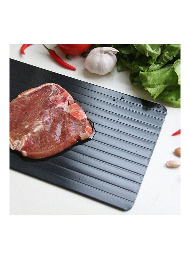 Fast Defrosting Tray Black 23x16.5x0.2cm