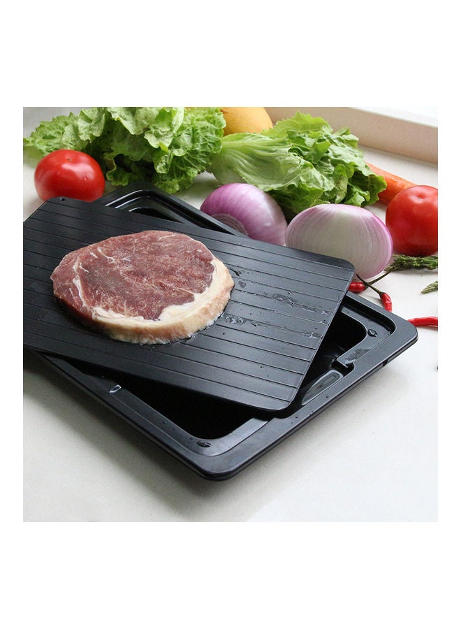 Defrosting Tray Set Black/Red 35.5x20.5x0.3cm