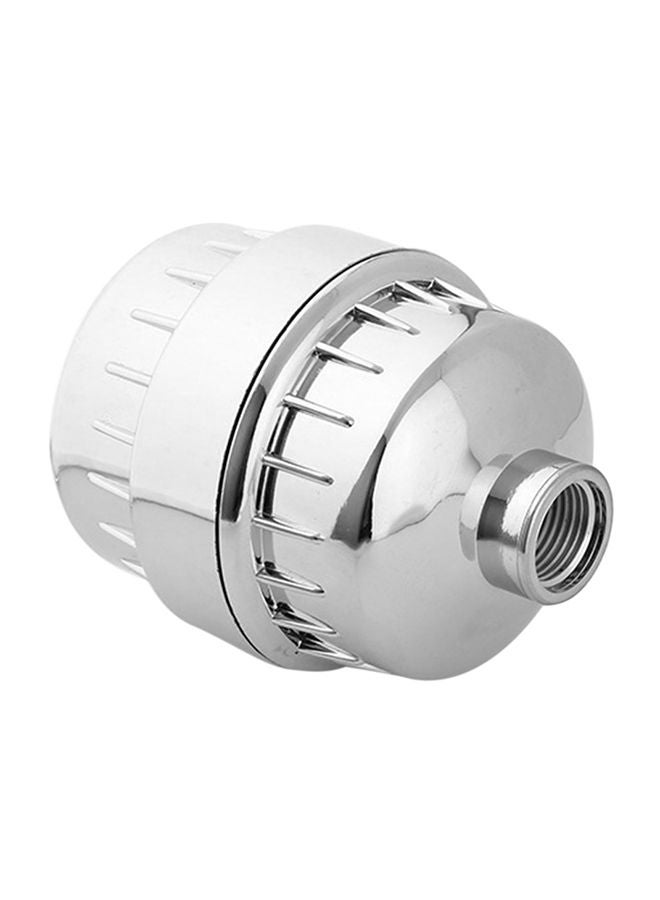 High Output Universal Metal Shower Filter Kit Silver