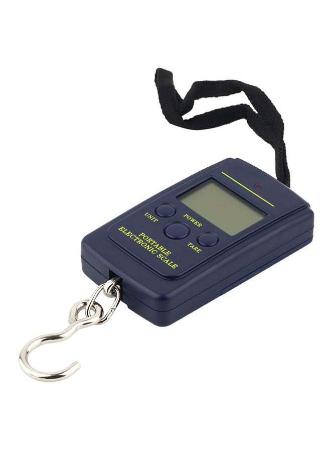 Electronic Hanging Fishing Digital Pocket Weight Hook Scale Deep Blue