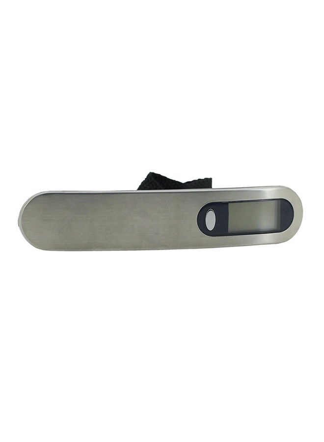 LCD Electronic Portable Hanging Digital Luggage Weight Scale Silver