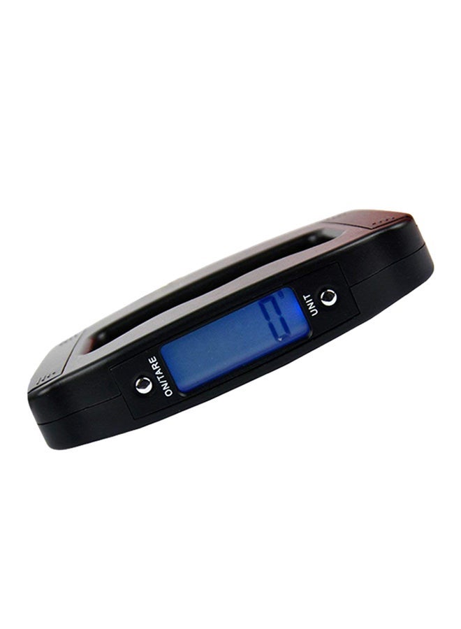 Digital LCD Hand Held Luggage Scale Black