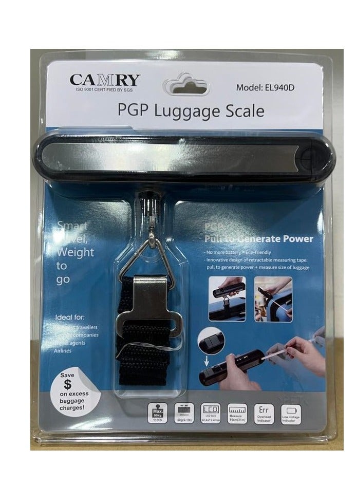 Camry Luggage Scale Smart Travel Weight El940D