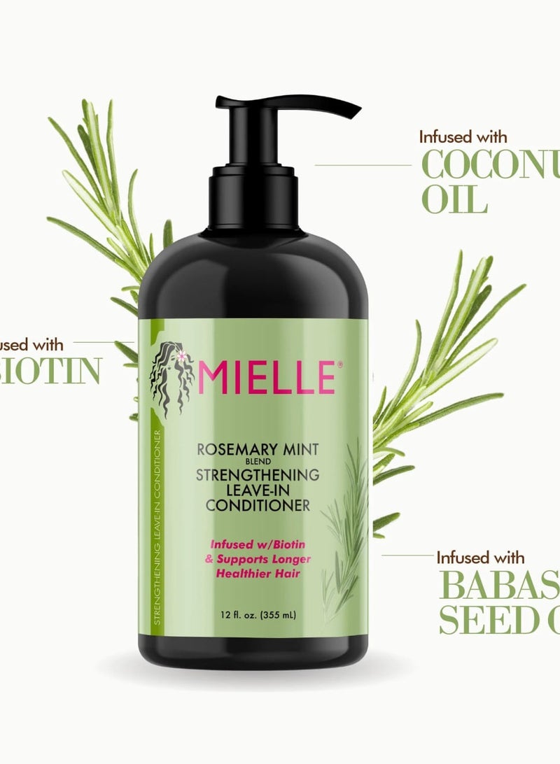 Mielle Rosemary Mint Strengthening Leave-In Conditioner 355ml