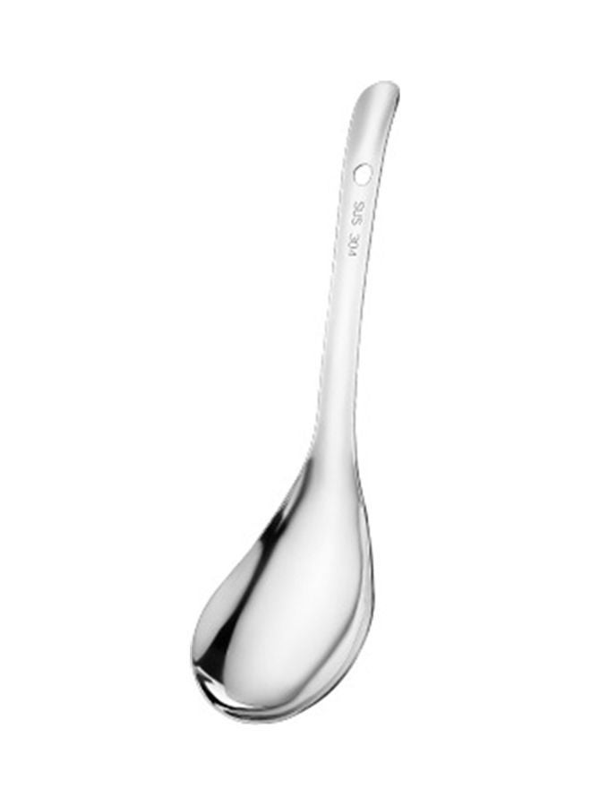 Non-stick Portable Convenient Thicken Rice Spoon Silver