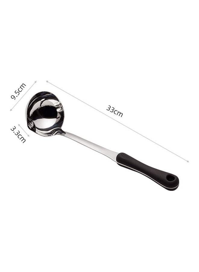 Spoon Filter Hole Design Soup Black/Silver