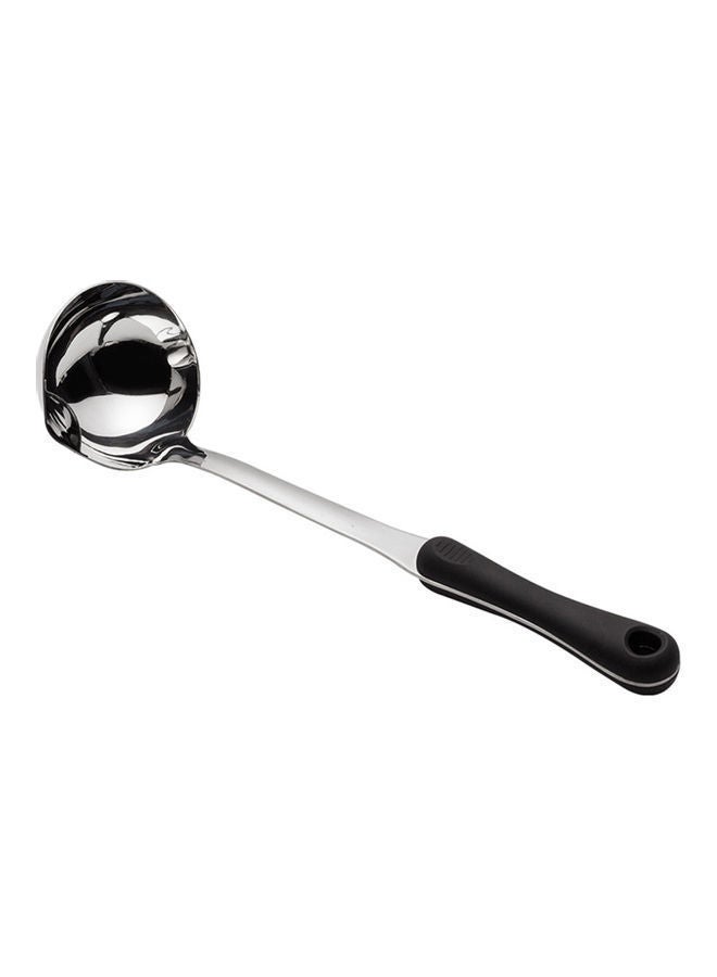 Spoon Filter Hole Design Soup Black/Silver