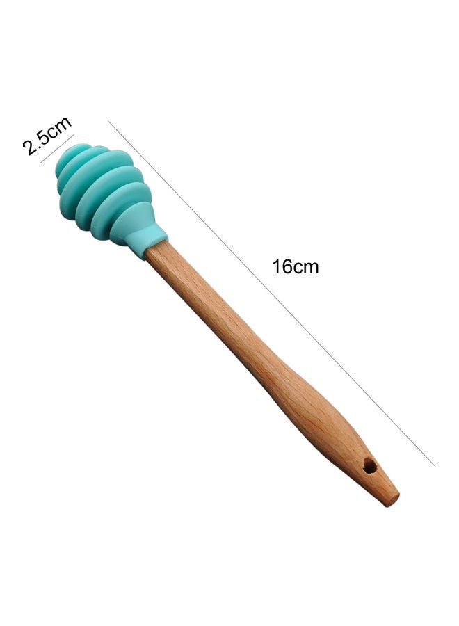 Non-stick Silicone Honey Splash Stick Brown/Blue