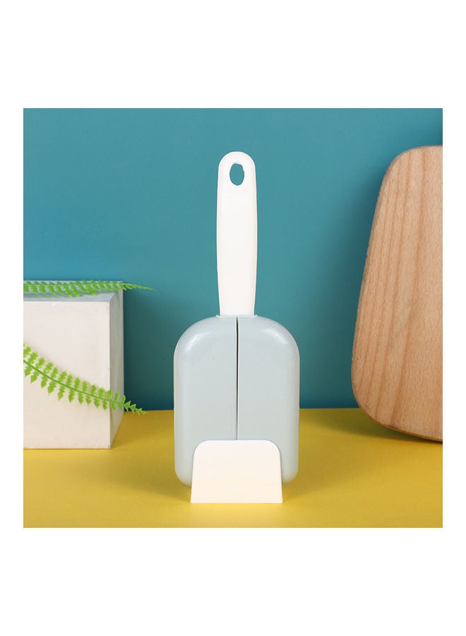 Standing Rice Spoon with Dustproof Cover Box Grey/White