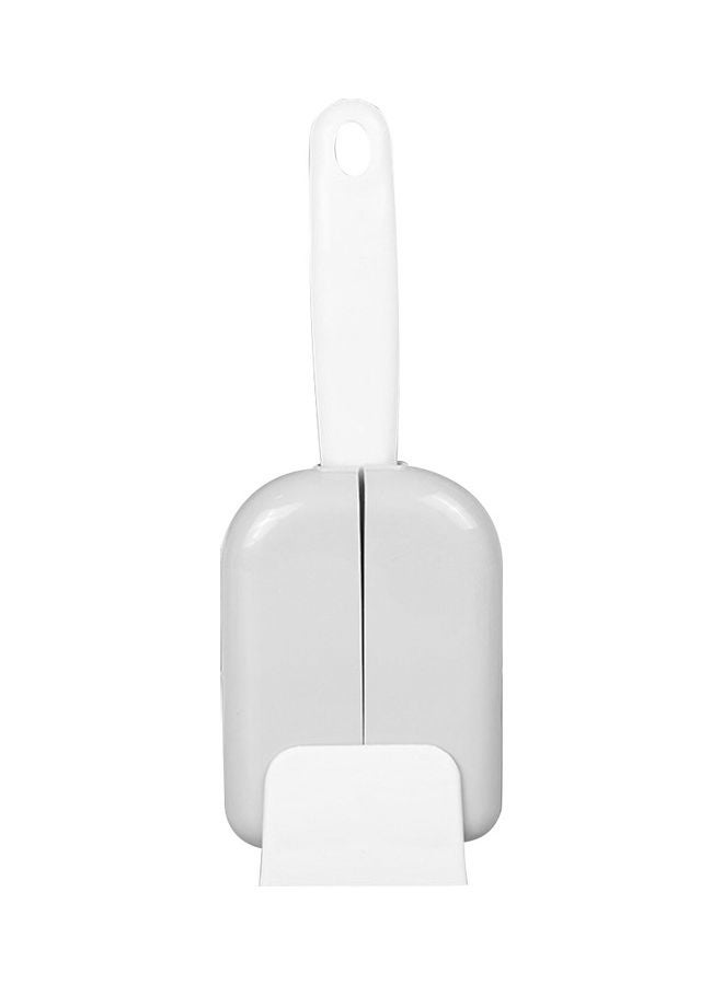 Standing Rice Spoon with Dustproof Cover Box Grey/White