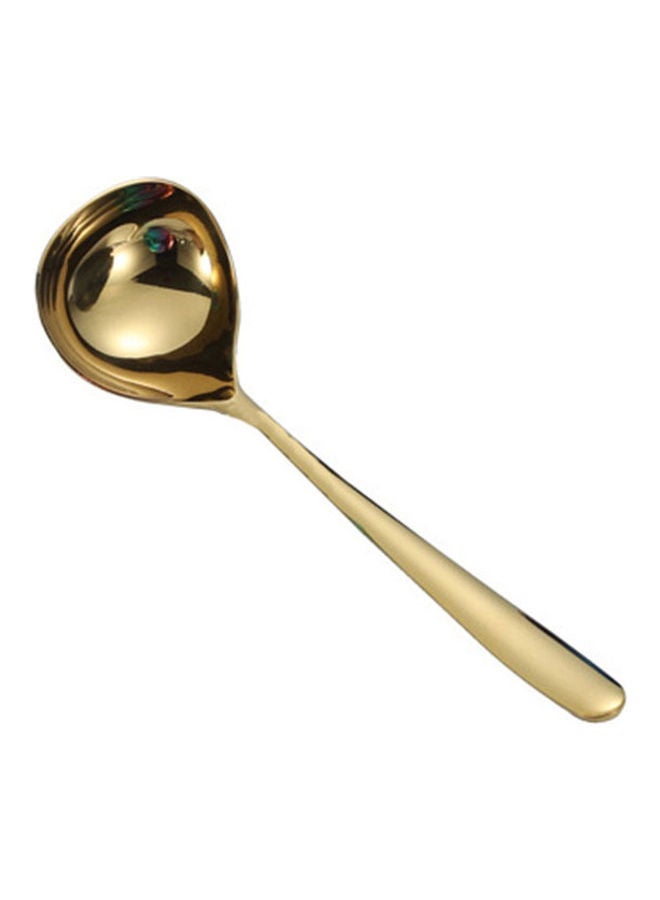 1-Piece Soup Scoop Noodle Spoon Golden