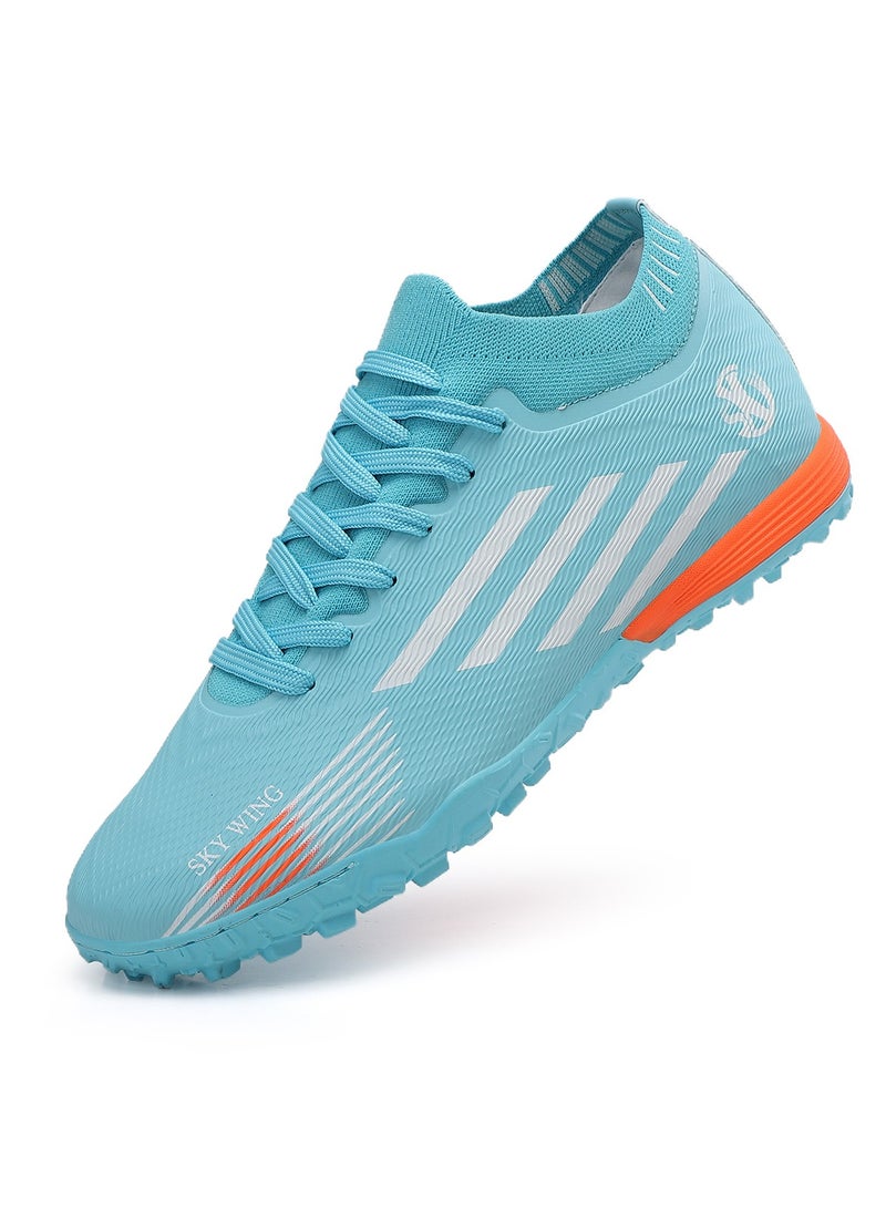 SKY WING Soccer Shoes For Men and Women Cleats ProfessionalTraining Unisex Football Shoes Indoor Outdoor Breathable Sneakers