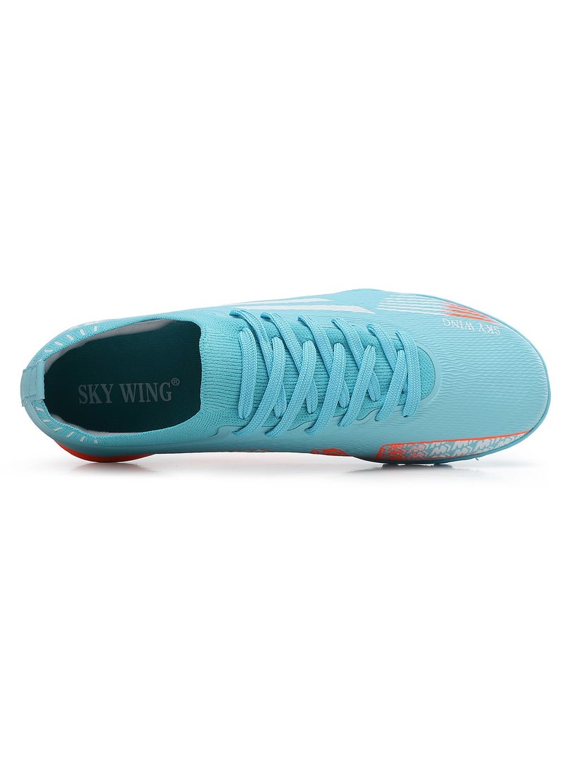 SKY WING Soccer Shoes For Men and Women Cleats ProfessionalTraining Unisex Football Shoes Indoor Outdoor Breathable Sneakers