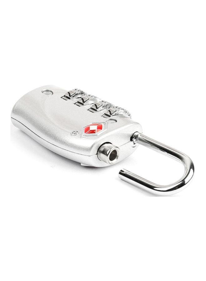 4-Digit Travel Luggage Combination Lock Silver