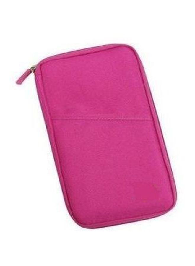 Travel Document Bag Pink