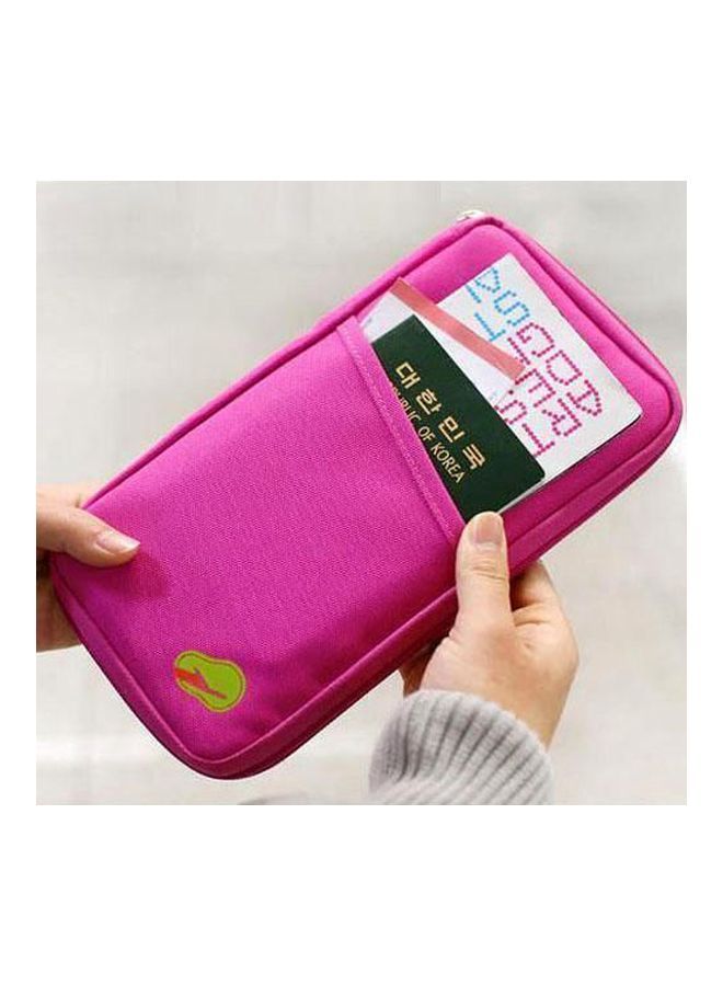 Travel Document Bag Pink