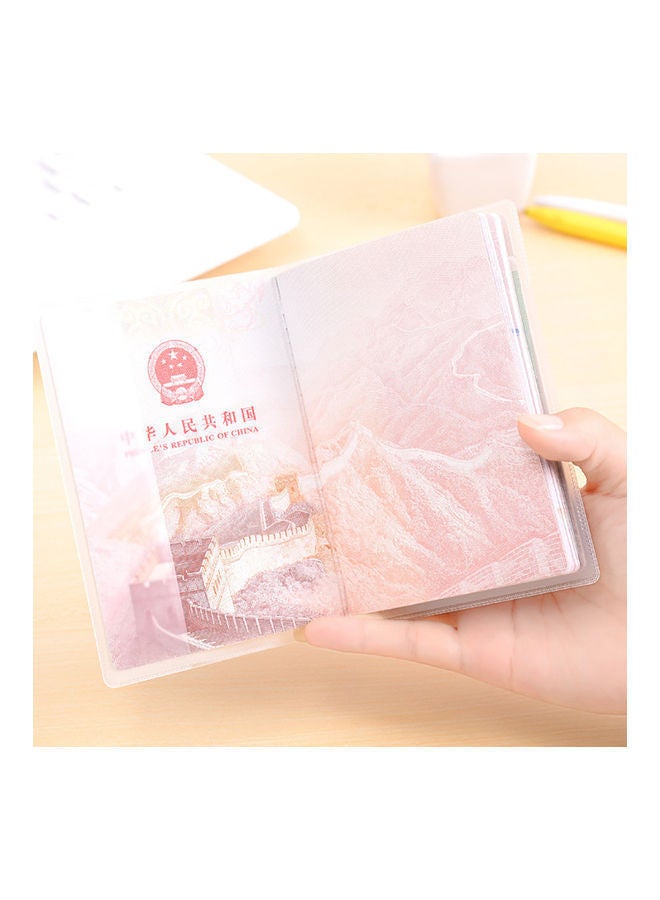 Plastic Passport Holder Clear