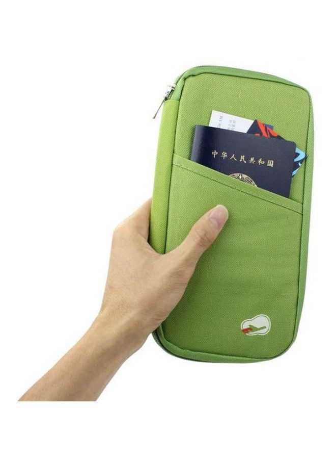 Travel Passport Holder Green