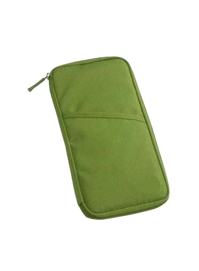 Travel Passport Holder Green