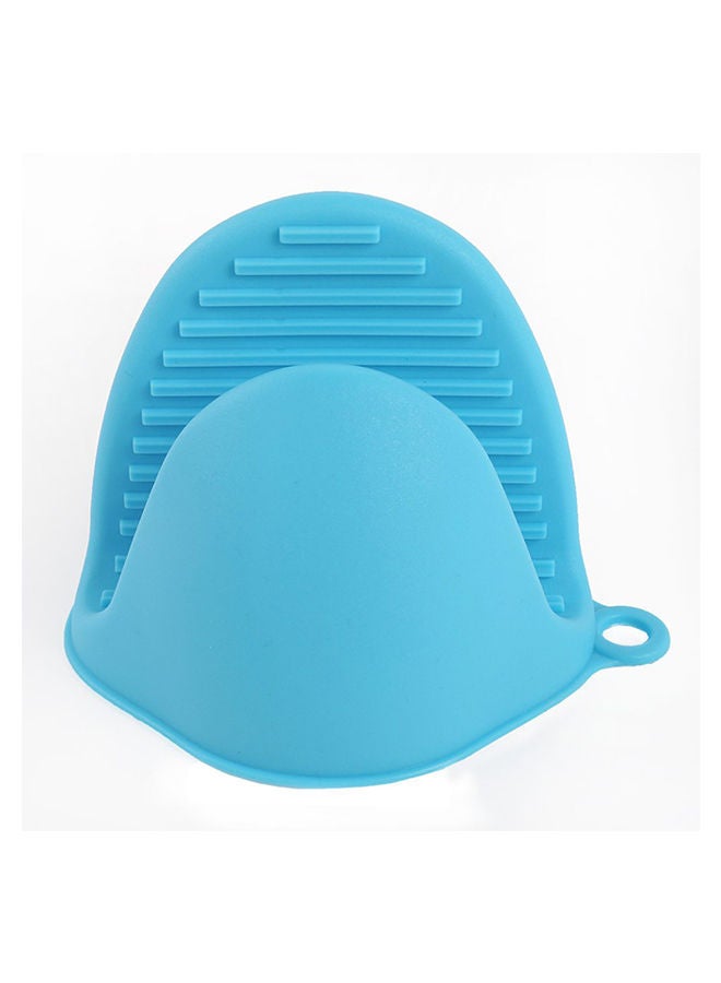 Anti-Scalding Gloves Dish Holder Blue