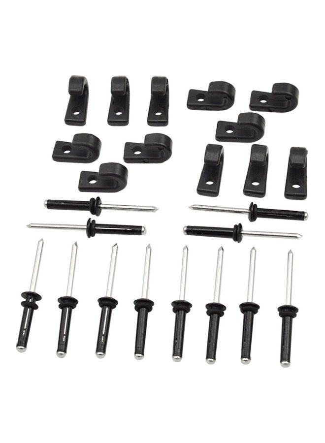 24 Piece Aluminum Tri-Grip Rivets Set