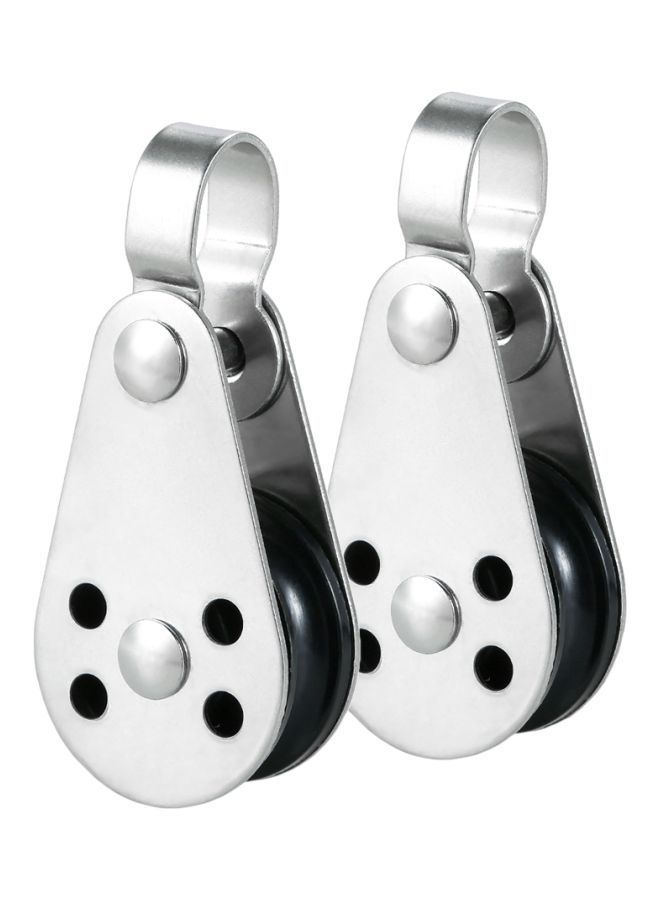 2-Piece Stainless Steel Pulley Block Set