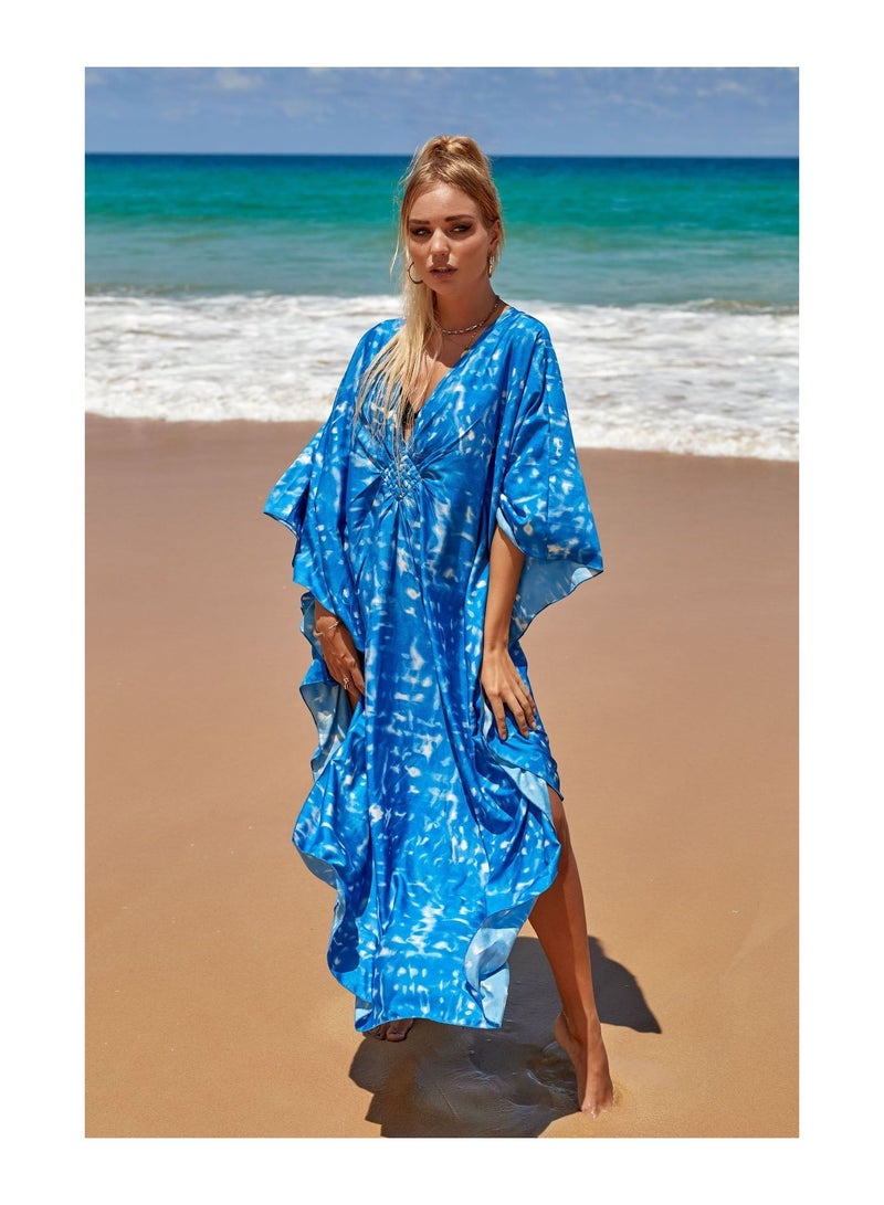 Beach Printed Robe Sunscreen Cover