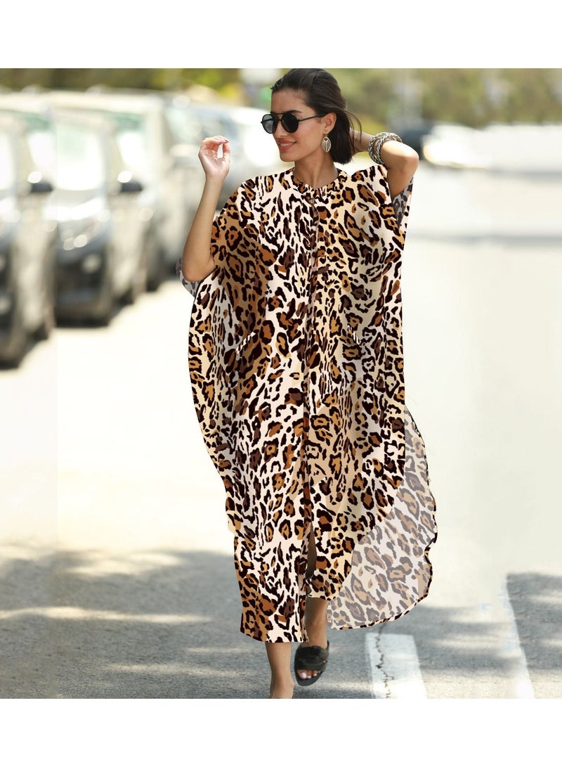 Beach Printed Robe Sunscreen Cover