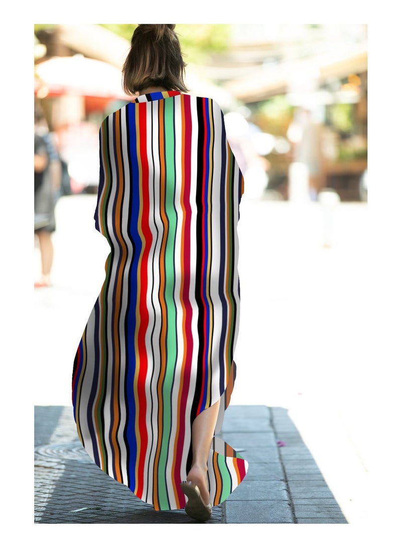 Beach Printed Robe Sunscreen Cover