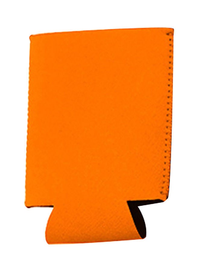 Insulated Beverage Can Sleeve Orange 10x13cm