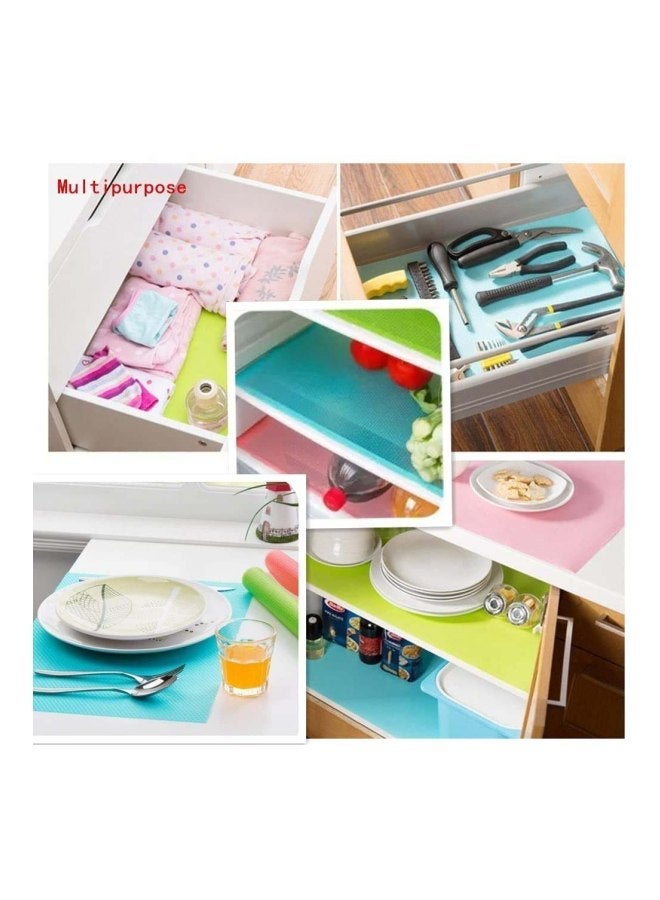 9-Piece Refrigerator Mat Multicolour 45cm