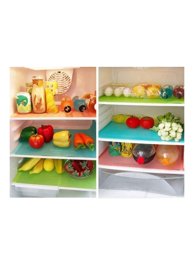 9-Piece Refrigerator Mat Multicolour 45cm