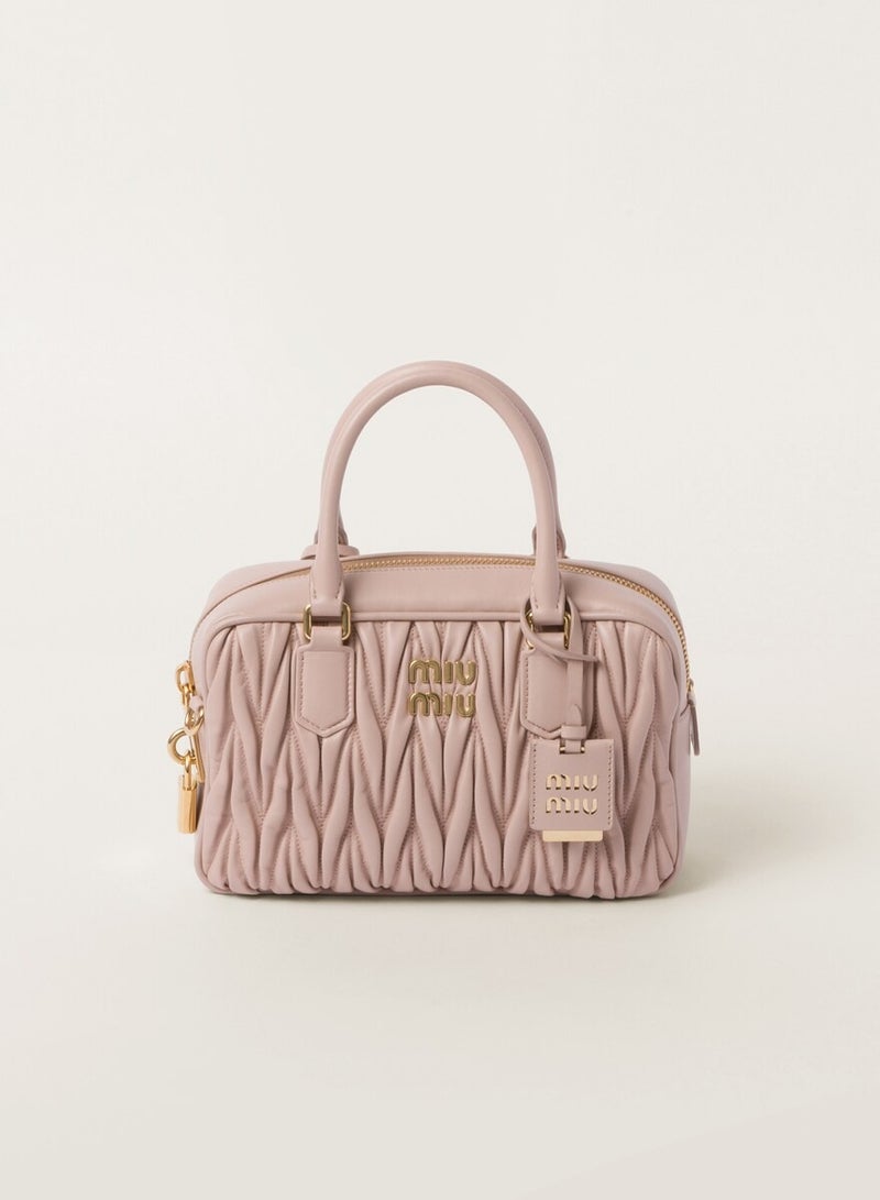 MIU Arcadie Quilted nappa leather bag Shoulder Crossbody