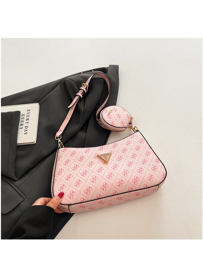 Printed Women's Zipper Shoulder Bag Handbag 28cm*16cm*5cm