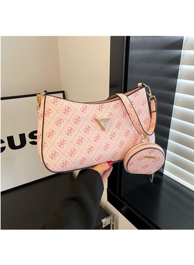 Printed Women's Zipper Shoulder Bag Handbag 28cm*16cm*5cm