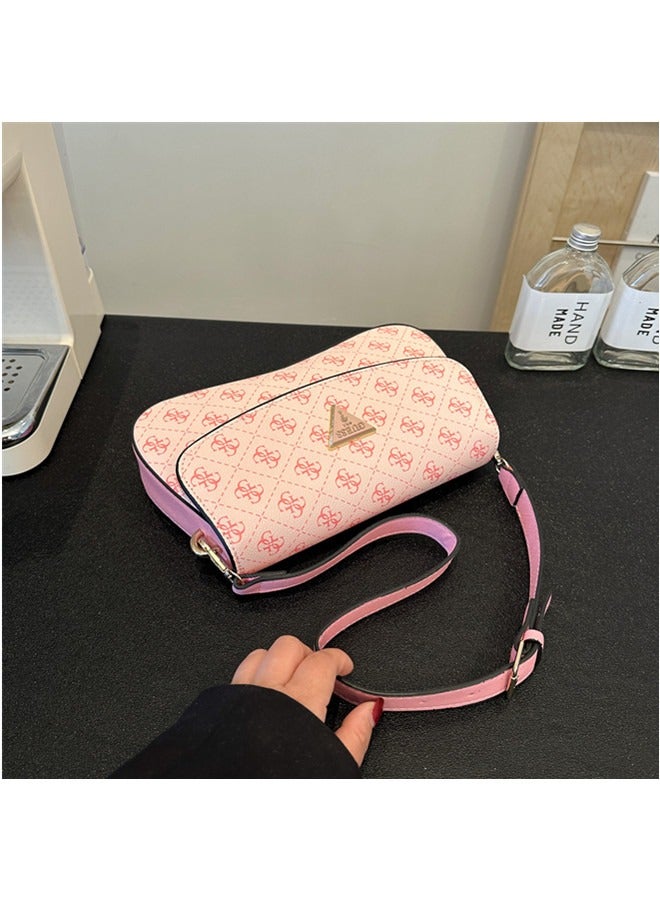 Printed Women's Zipper Shoulder Bag Handbag 28cm*16cm*5cm