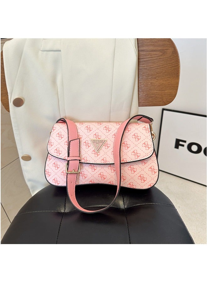 Printed Women's Zipper Shoulder Bag Handbag 28cm*16cm*5cm