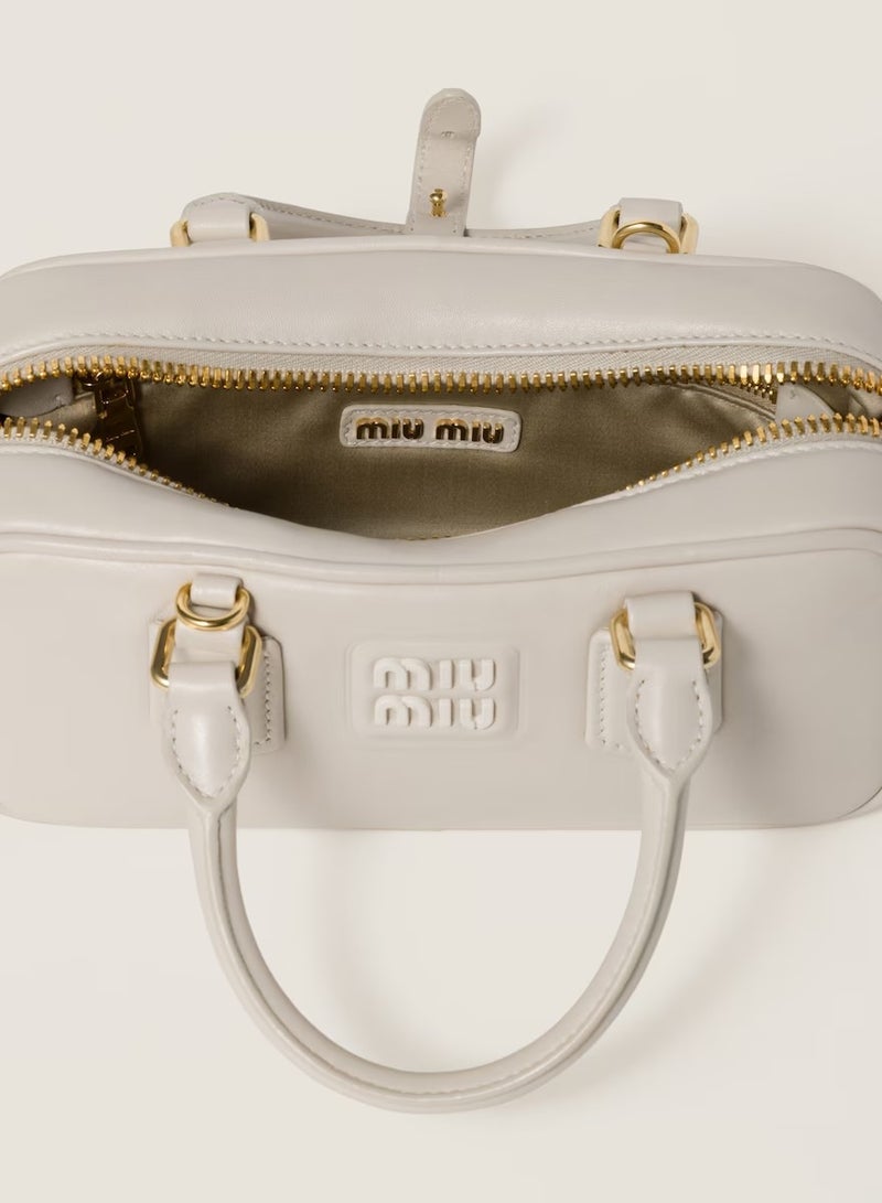 miu Arcadie leather bag