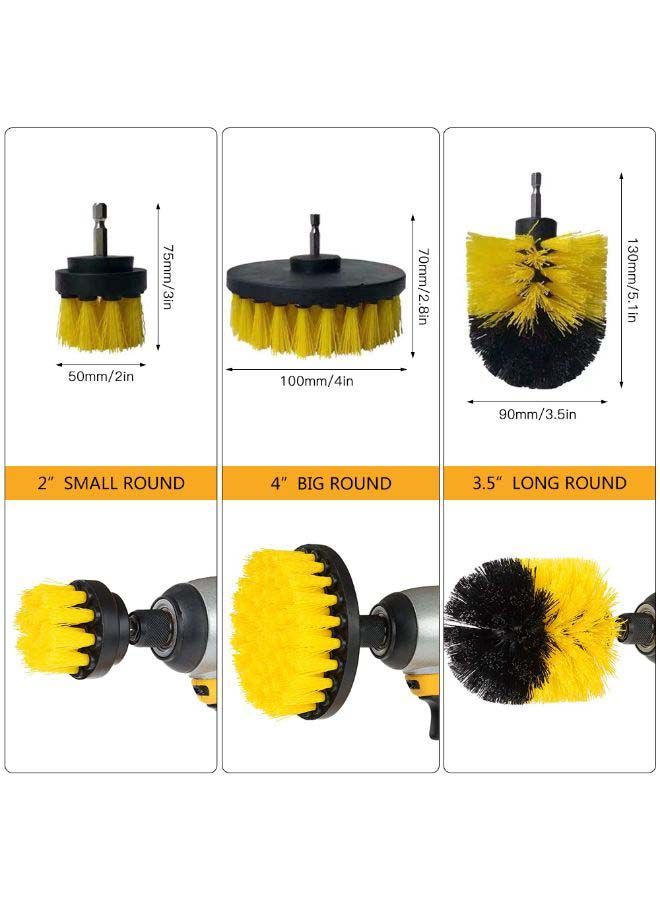 3-Drill Brush Power Scrubber Kit