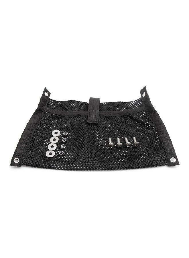 Fishing Rod Holder With Mesh Storage Pouch